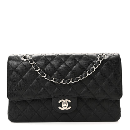 Chanel Caviar Quilted Medium Double Flap Black 1 of 11