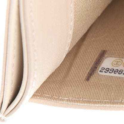 Chanel Goatskin Quilted 19 Card Holder Beige 7 of 7