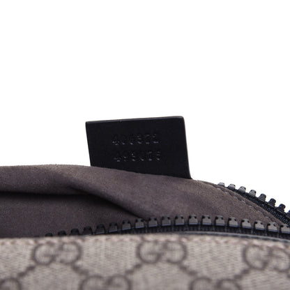 Gucci GG Supreme Monogram Belt Bag Black 9 of 12