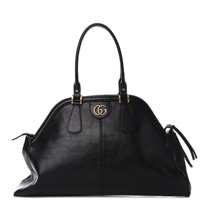 Gucci Calfskin Large Re(Belle) Top Handle Bag Black 1 of 11