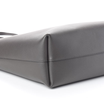 Saint Laurent Calfskin Large Shopping Tote Dark Grey 9 of 10