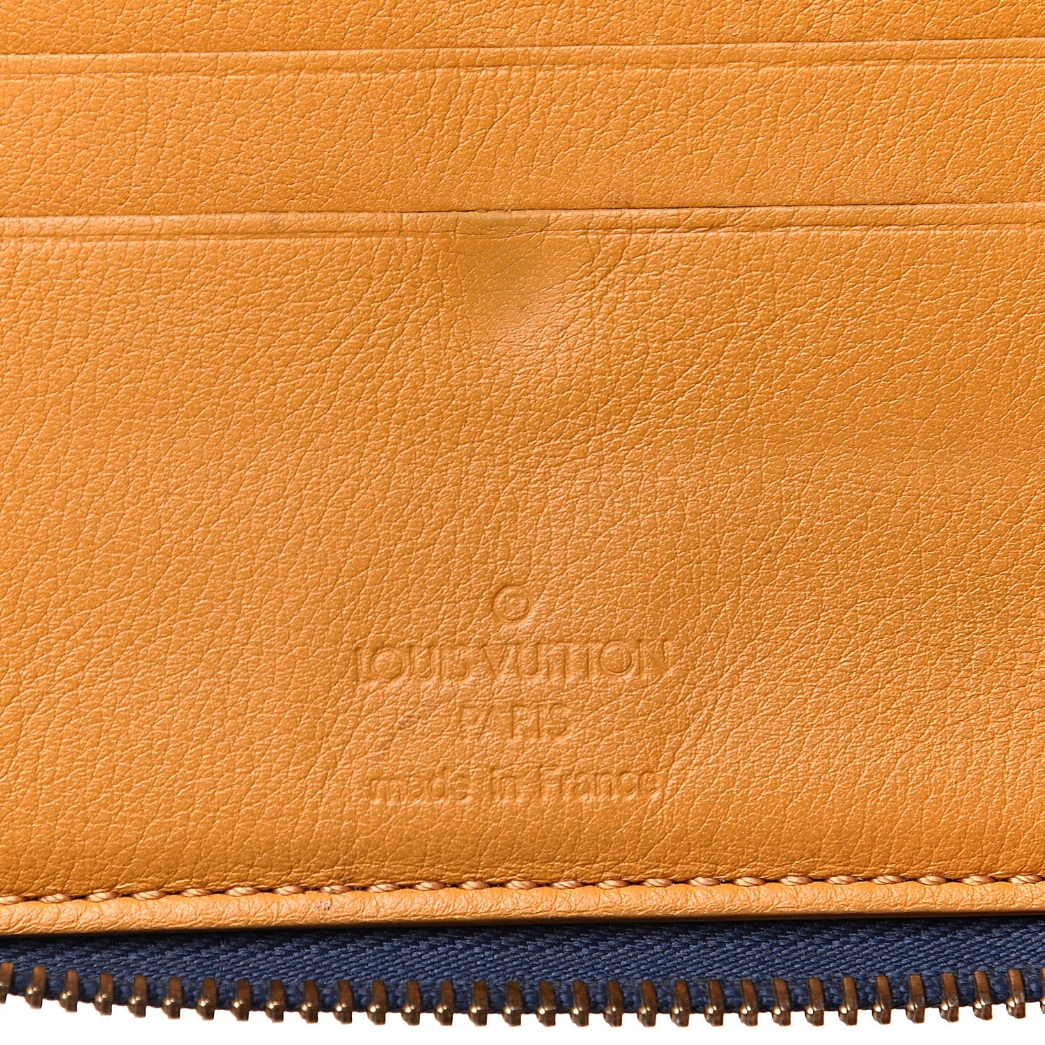 Louis Vuitton Denim Zip Compact Wallet Blue 5 of 11