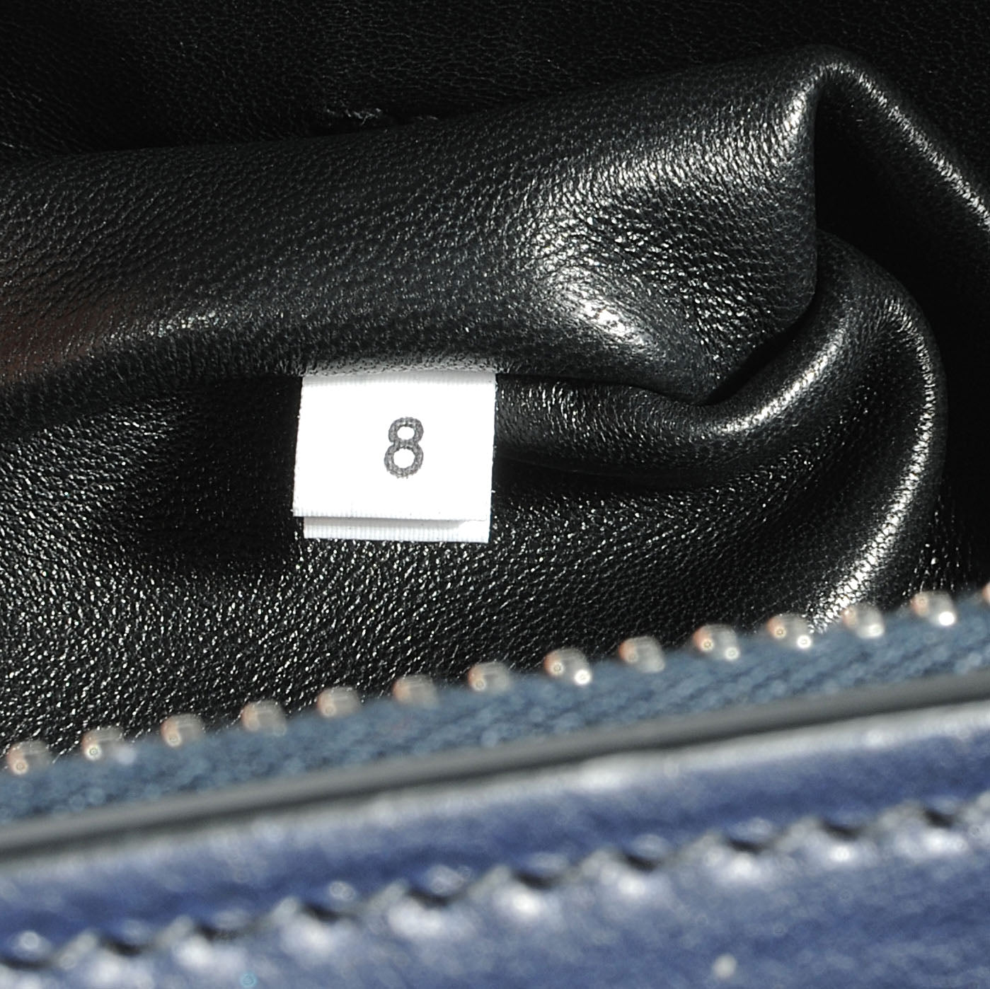 Prada Glace Calf Twin Pocket Tote Baltico 6 of 9