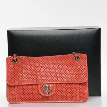 Chanel Perforated Calfskin Up In The Air Flap Red 8 of 8