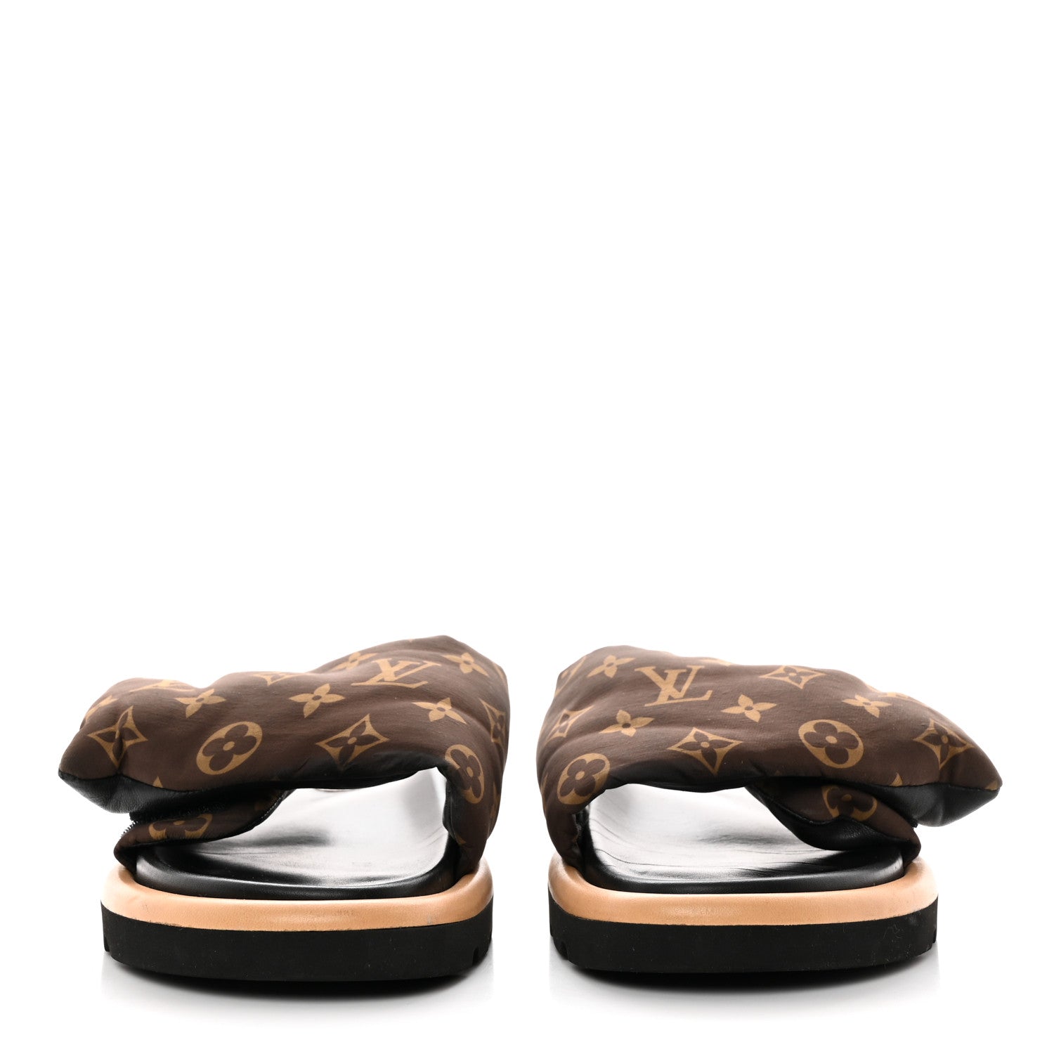 Louis Vuitton Nylon Monogram Pool Pillow Comfort Mule 40 Cacao Brown 2 of 10