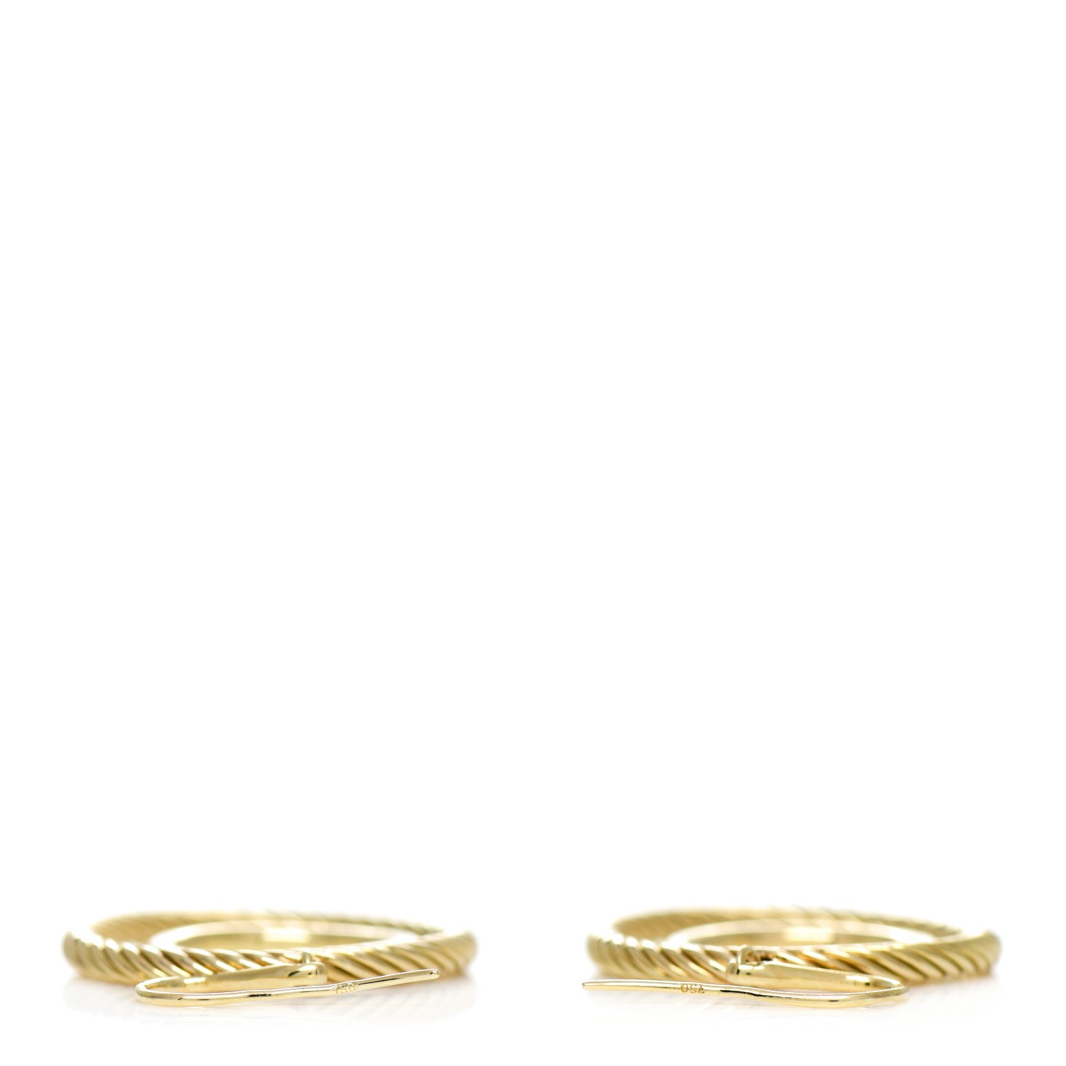 David Yurman 18K Yellow Gold Mobile Circle Earrings 3 of 4