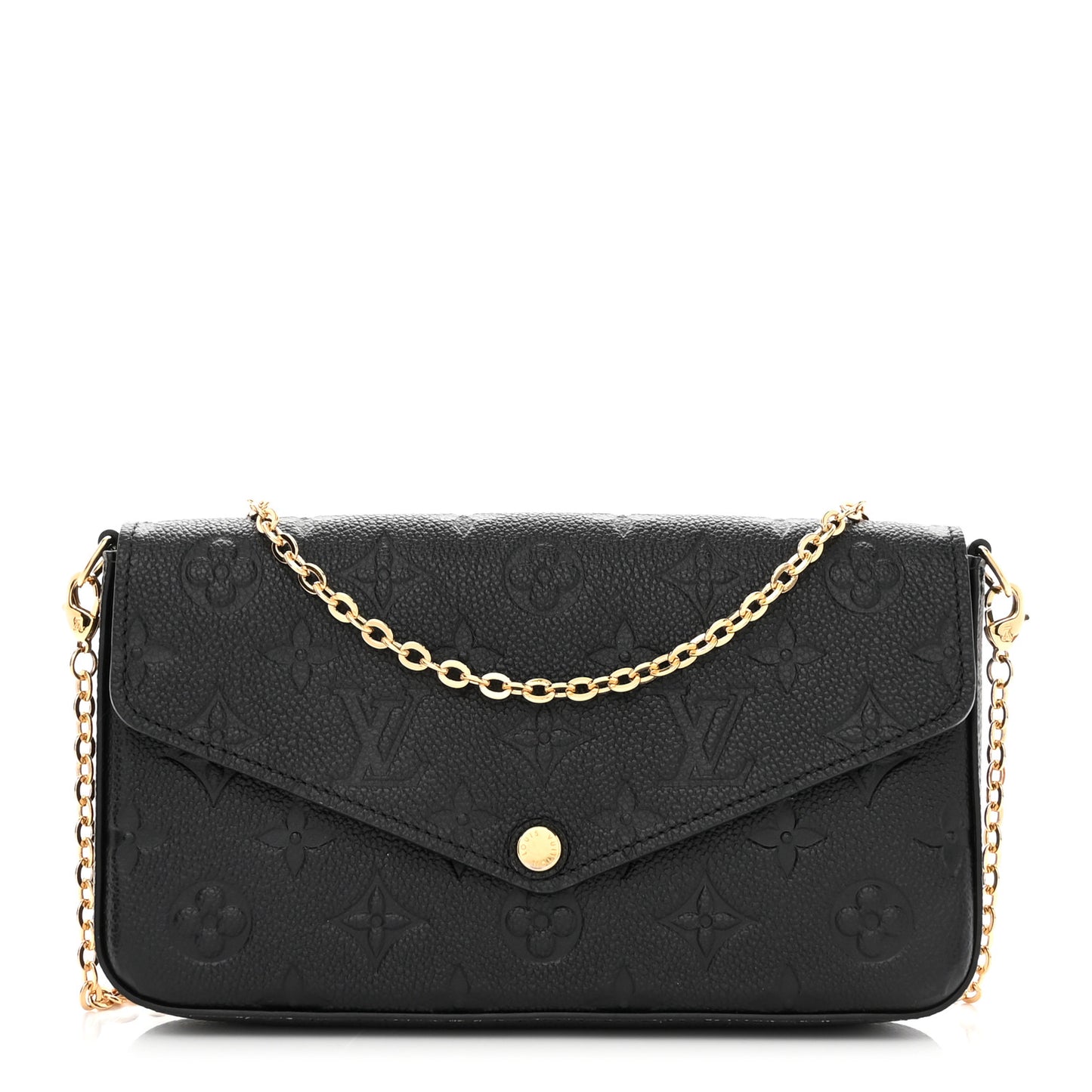Empreinte Pochette Felicie Chain Wallet Black