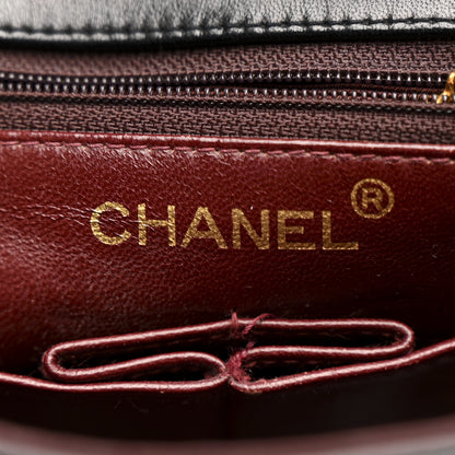Chanel Lambskin Quilted Small Single Flap Black 6 of 14