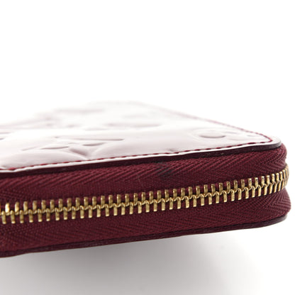 Louis Vuitton Vernis Zippy Coin Purse Wallet Rouge Fauviste 6 of 9