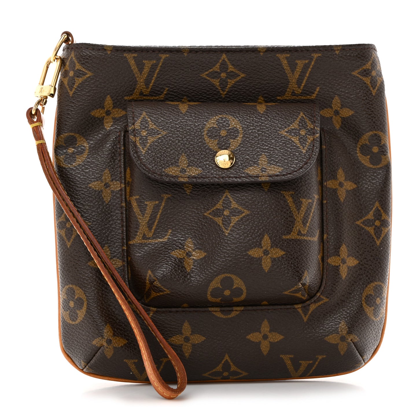 Monogram Partition Wristlet