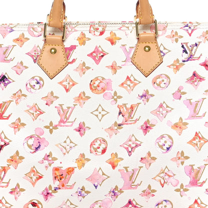 Louis Vuitton Watercolor Aquarelle Speedy 35 White 8 of 10