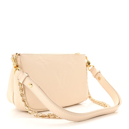 Louis Vuitton Empreinte Monogram Giant Multi Pochette Accessories Cream 3 of 11