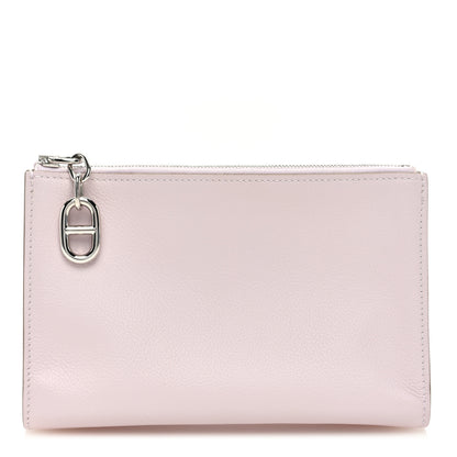 Hermes Evercolor Chaine d'Ancre Zipengo PM Toiletry Pouch Rose Pale 1 of 6