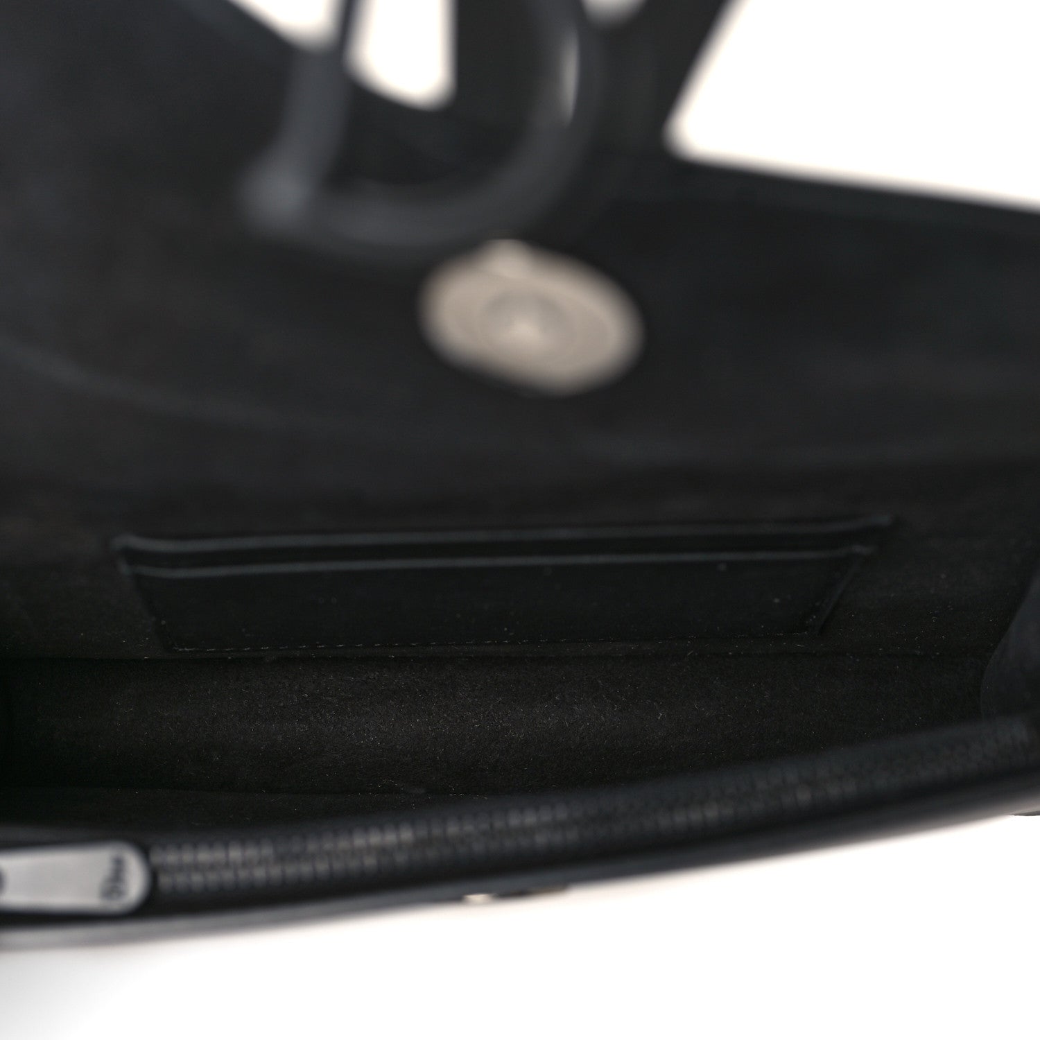 Christian Dior Ultra Matte Calfskin Saddle Belt Bag Black 5 of 9