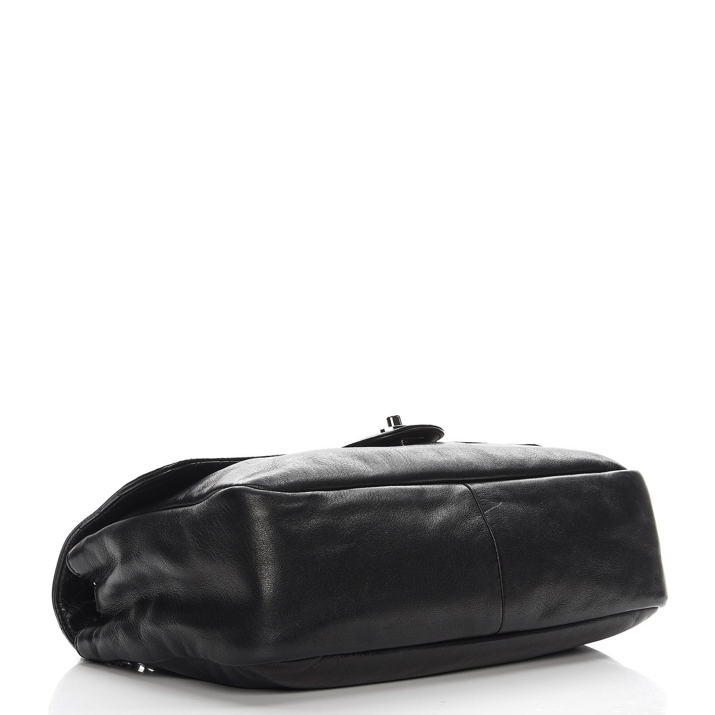 Lambskin Medium Soft and Chain Flap Black