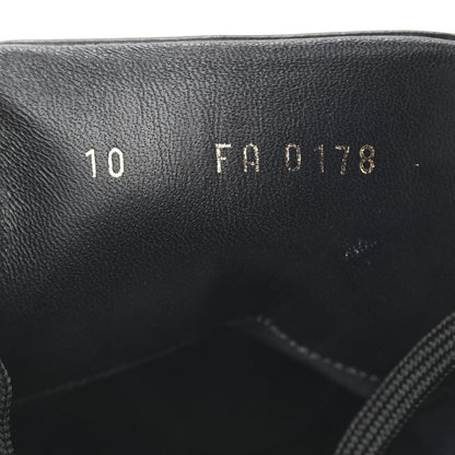 Louis Vuitton Calfskin Mens LV Beverly Hills Sneakers 10 Black 8 of 8