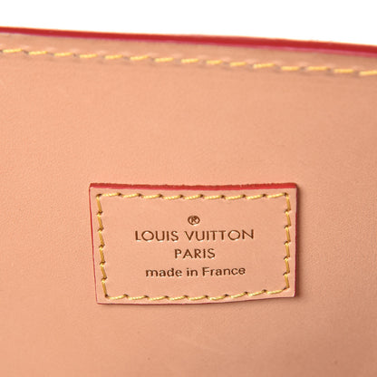 Louis Vuitton Monogram Calf Hair Spikes Iconoclasts Christian Louboutin Tote Red 7 of 8