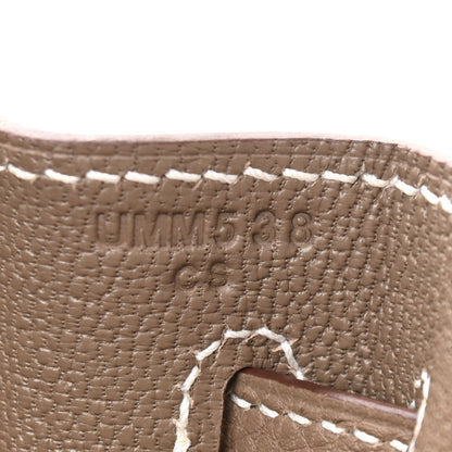 Hermes Togo Kelly Retourne 32 Etoupe 6 of 9