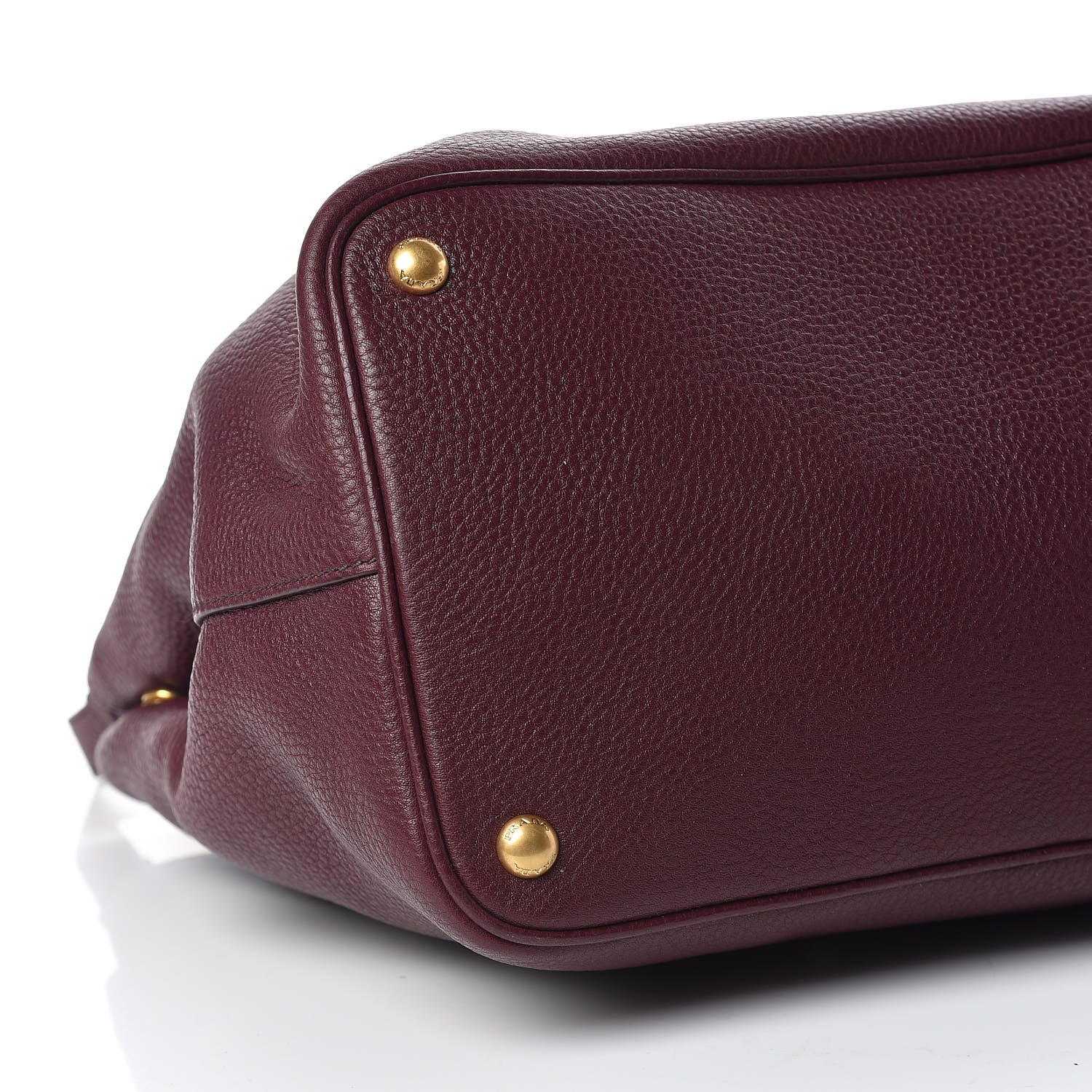 Prada Vitello Daino Tote Granato 6 of 9