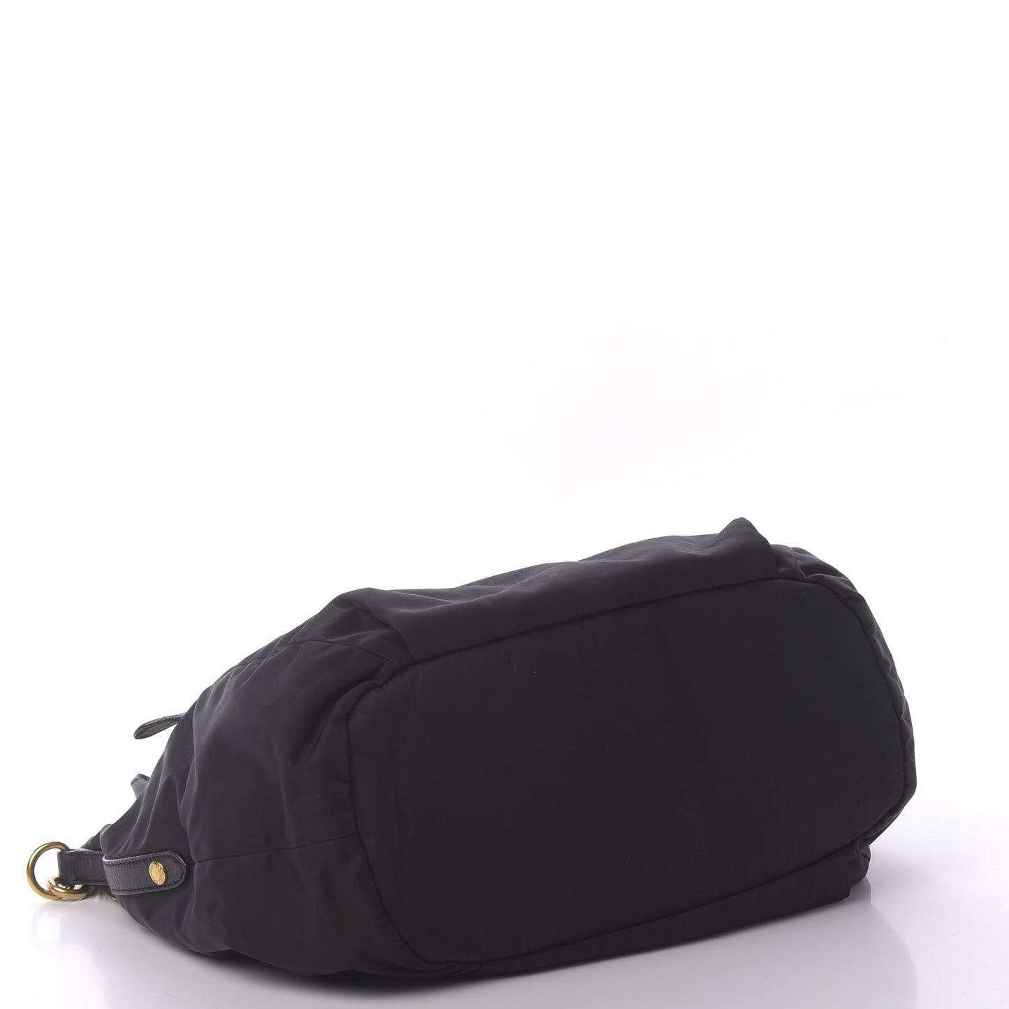 Tessuto Nylon Nappa Shoulder Bag Black