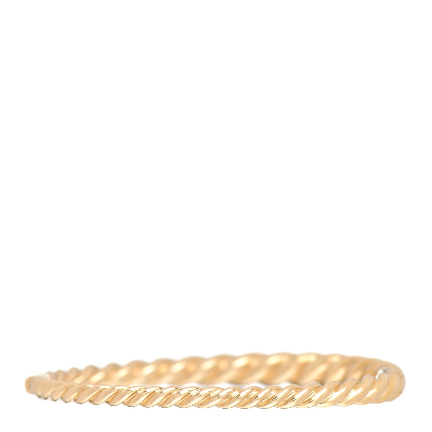 18K Yellow Gold 6mm Pure Form Cable Bracelet