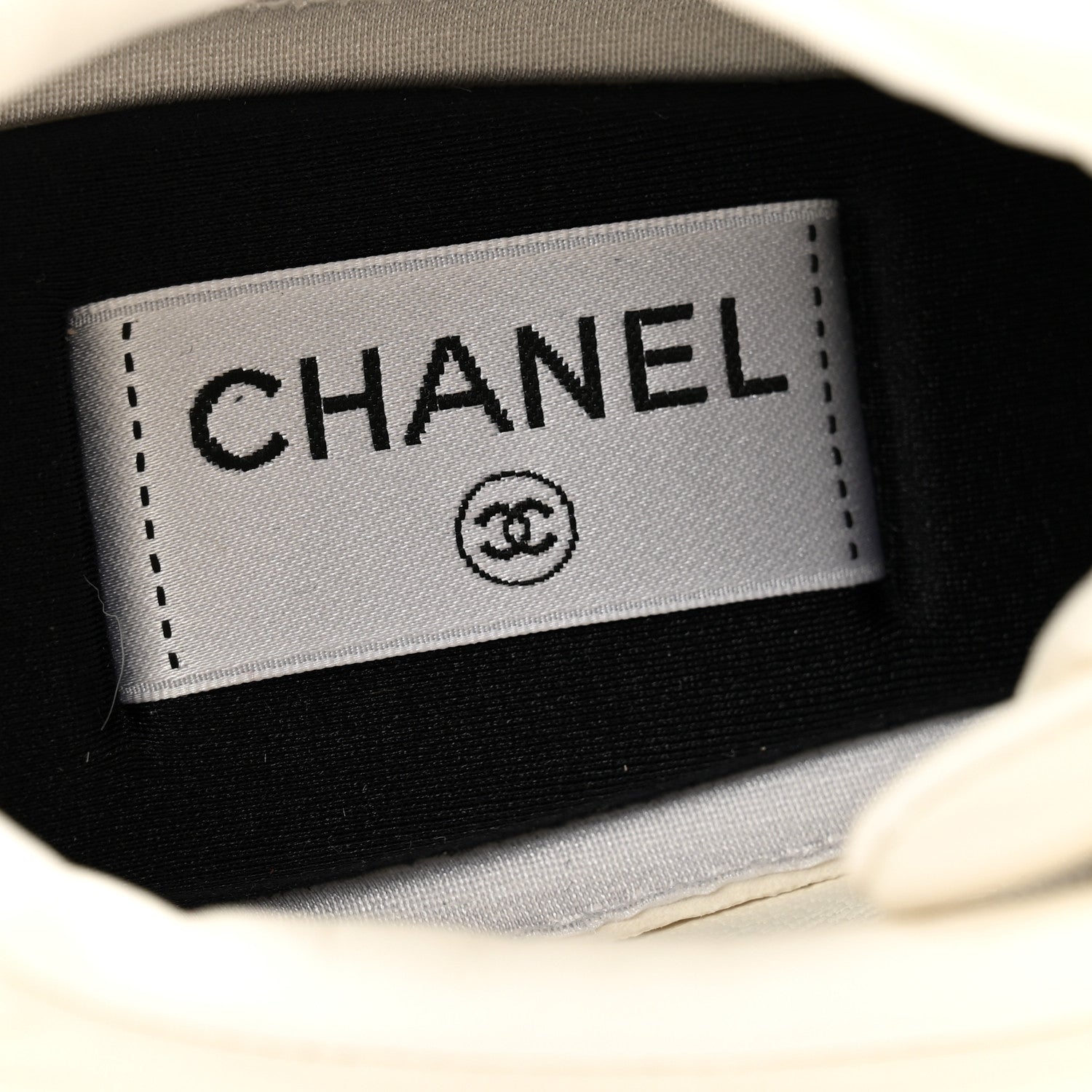 Chanel Calfskin CC Sneakers 38 Brown White Black 6 of 12