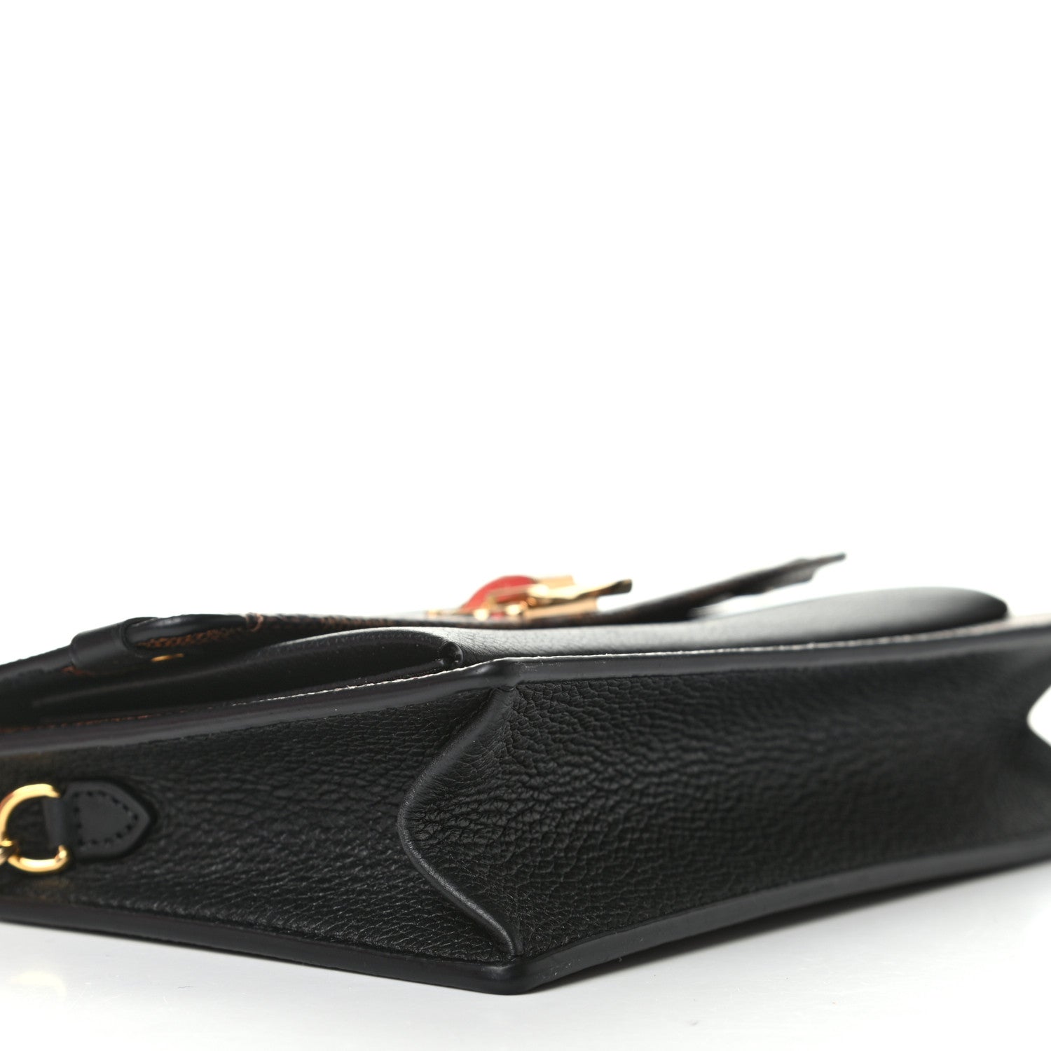 Louis Vuitton Damier Ebene Vavin Chain Wallet Black 9 of 12