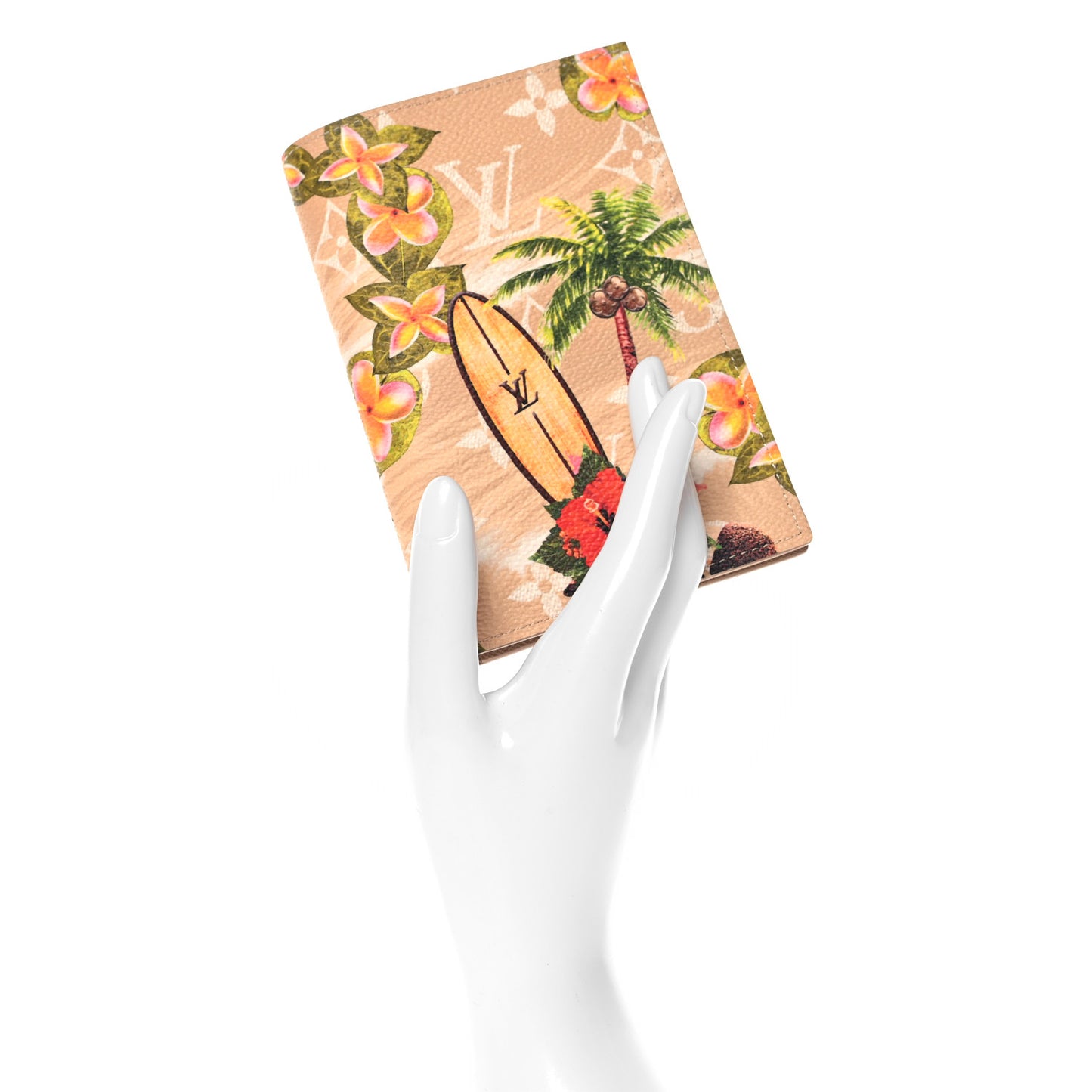 Monogram Surfin' Passport Cover Sand