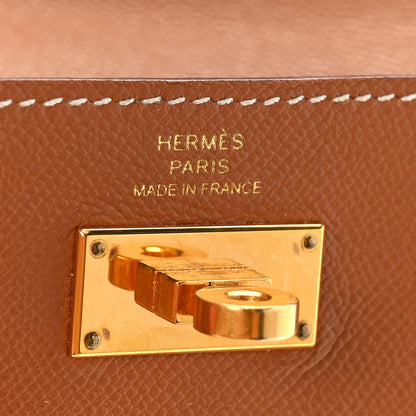 Hermes Epsom Kelly Pocket Compact Wallet Gold 6 of 8