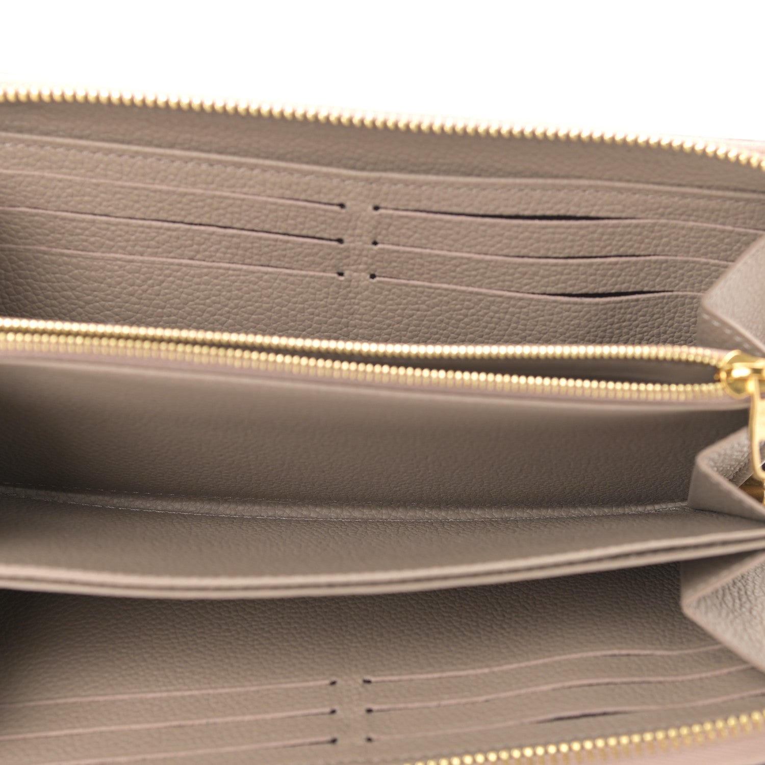 Louis Vuitton Empreinte Monogram Giant Zippy Wallet Tourterelle Creme 5 of 8