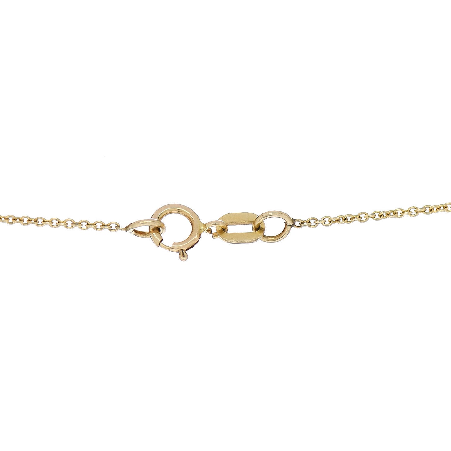 18K Yellow Gold Turquoise Open Heart Pendant Necklace
