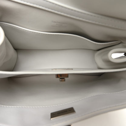 Balenciaga Natural Smooth Calfskin Mini Rodeo Top Handle Handbag Optic White 5 of 10
