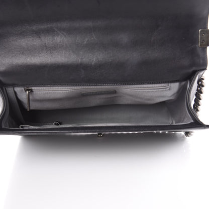 Chanel Calfskin Double Stitch Large Boy Flap Black 5 of 15