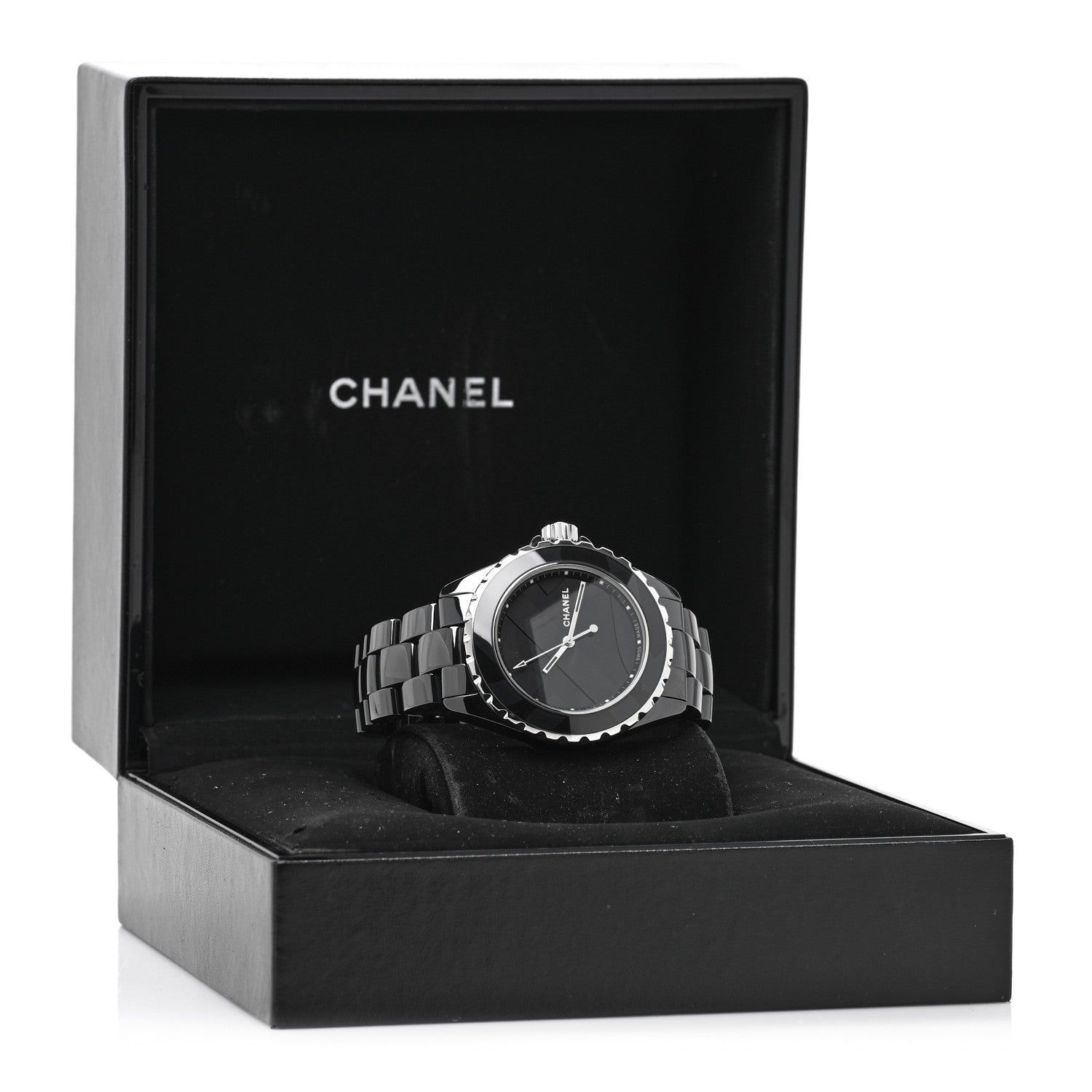 Chanel Stainless Steel Ceramic 38mm J12 Untitled Automatic Watch Black 5 of 5