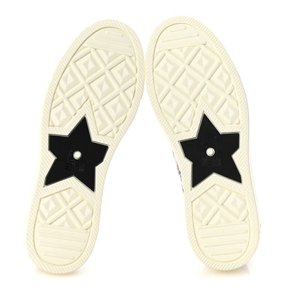 Christian Dior Canvas Embroidered Womens Walk'N'Dior Low Top Sneakers 38 White Multicolor 6 of 9