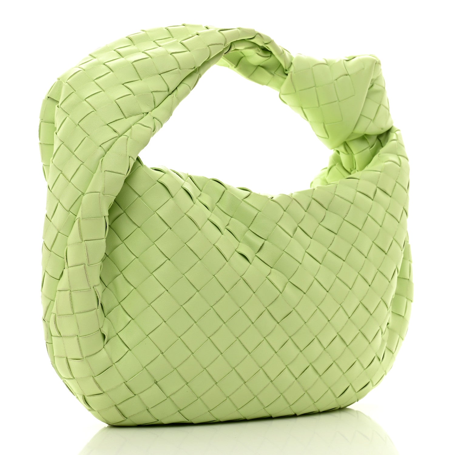 Bottega Veneta Nappa Intrecciato Teen Jodie Hobo Pistachio 3 of 10