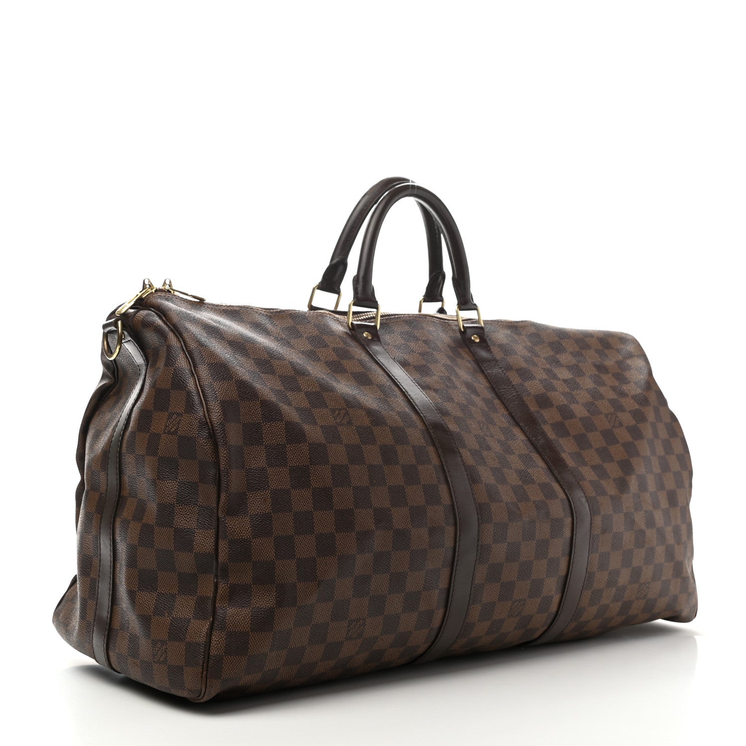 Louis Vuitton Damier Ebene Keepall Bandouliere 55 2 of 17