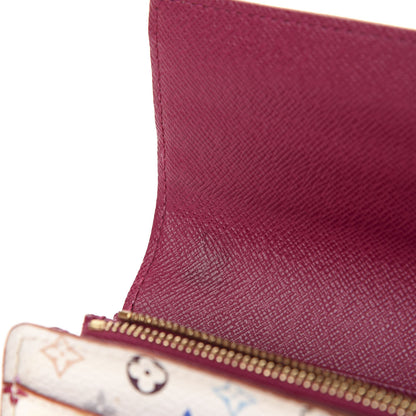 Louis Vuitton Monogram Multicolor Sarah Wallet White Eglantine 13 of 15