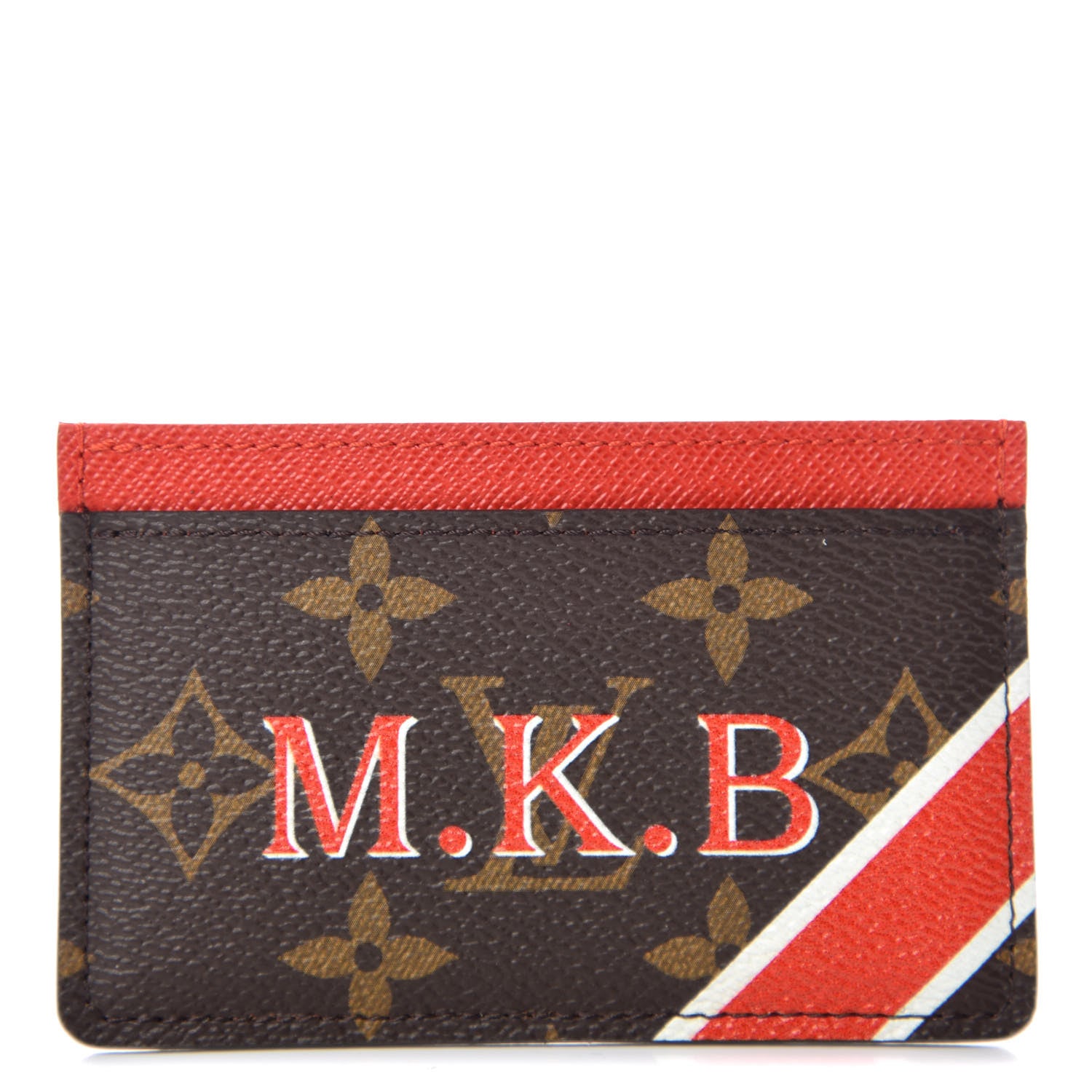 Louis Vuitton Monogram My LV Heritage Card Holder Rouge White 1 of 11