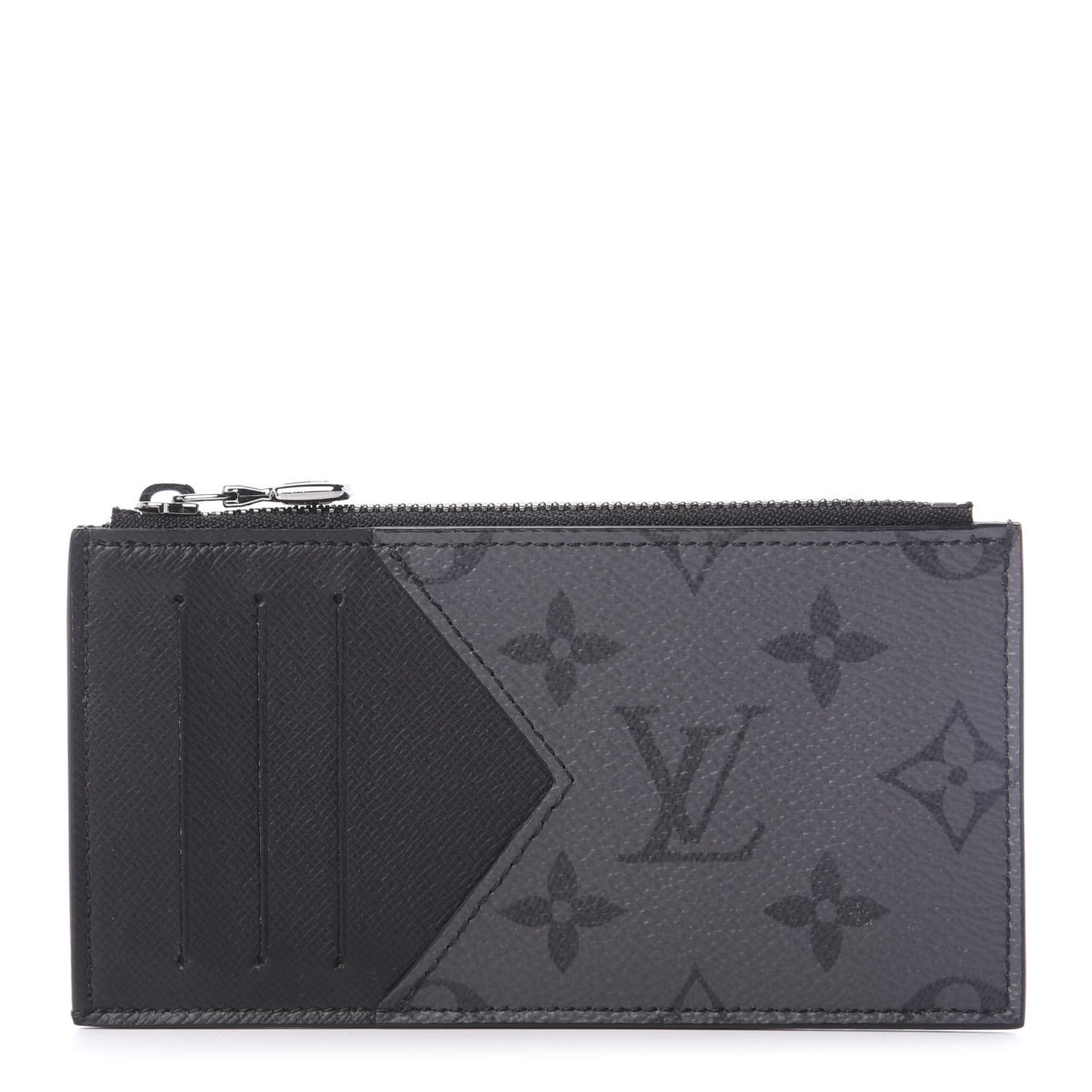 Reverse Monogram Eclipse Taiga Coin Card Holder