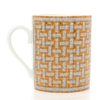 Hermes Porcelain Mosaique au 24 Mug Gold 3 of 8