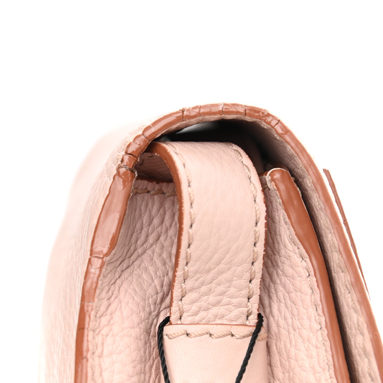 Chloe Calfskin Mini Marcie Round Crossbody Bag Blush Nude 9 of 11