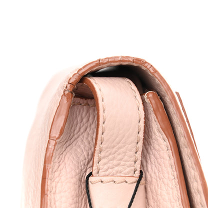 Chloe Calfskin Mini Marcie Round Crossbody Bag Blush Nude 9 of 11
