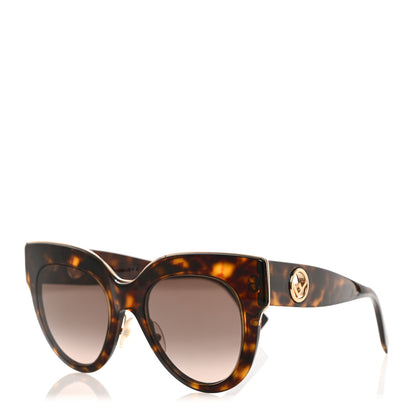 Fendi Acetate F is Fendi Cat Eye Sunglasses FF 0360/G/S Havana 1 of 7