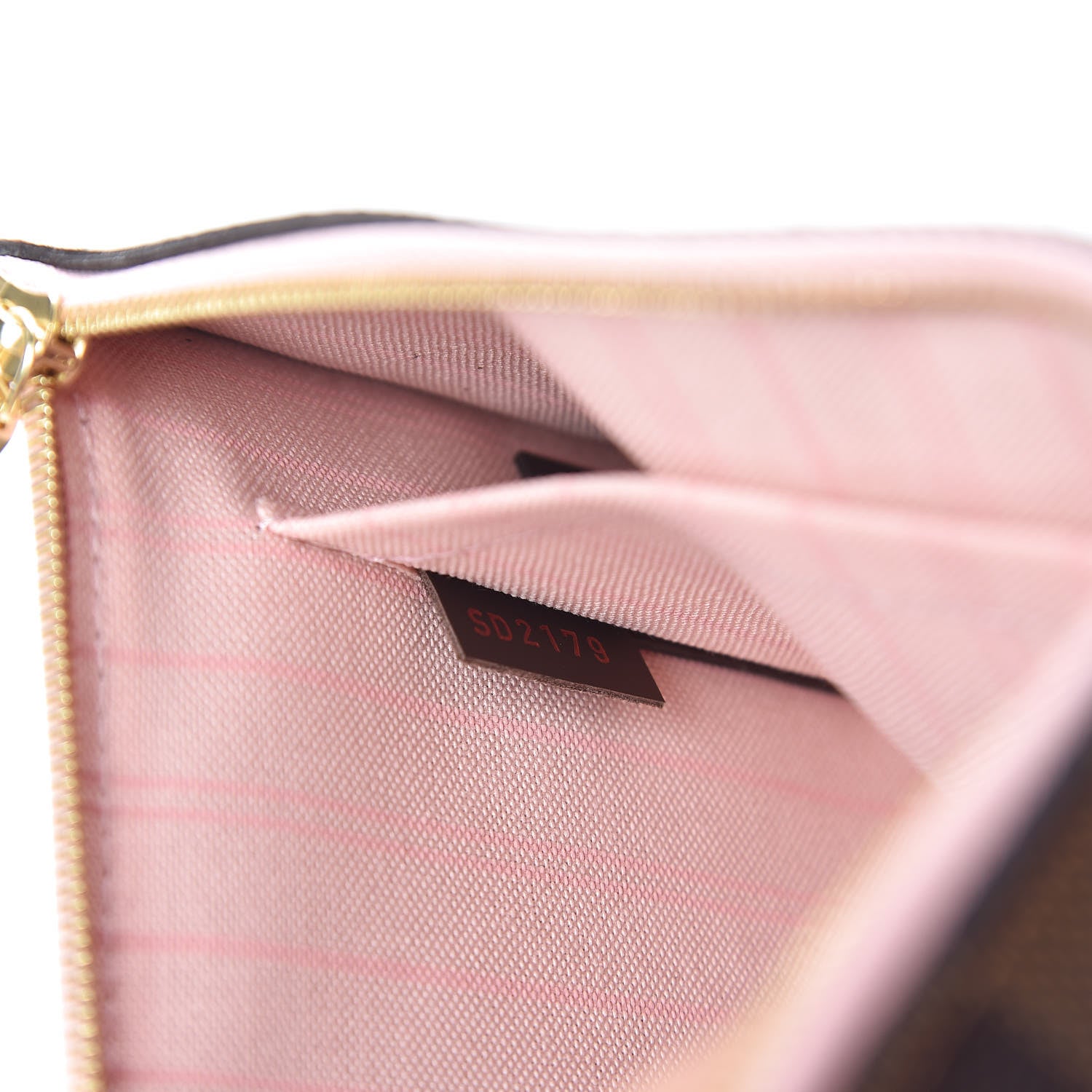 Louis Vuitton Damier Ebene Neverfull MM GM Pochette Rose Ballerine 8 of 8