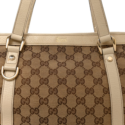 Gucci Monogram Medium Abbey Tote Off White 7 of 9