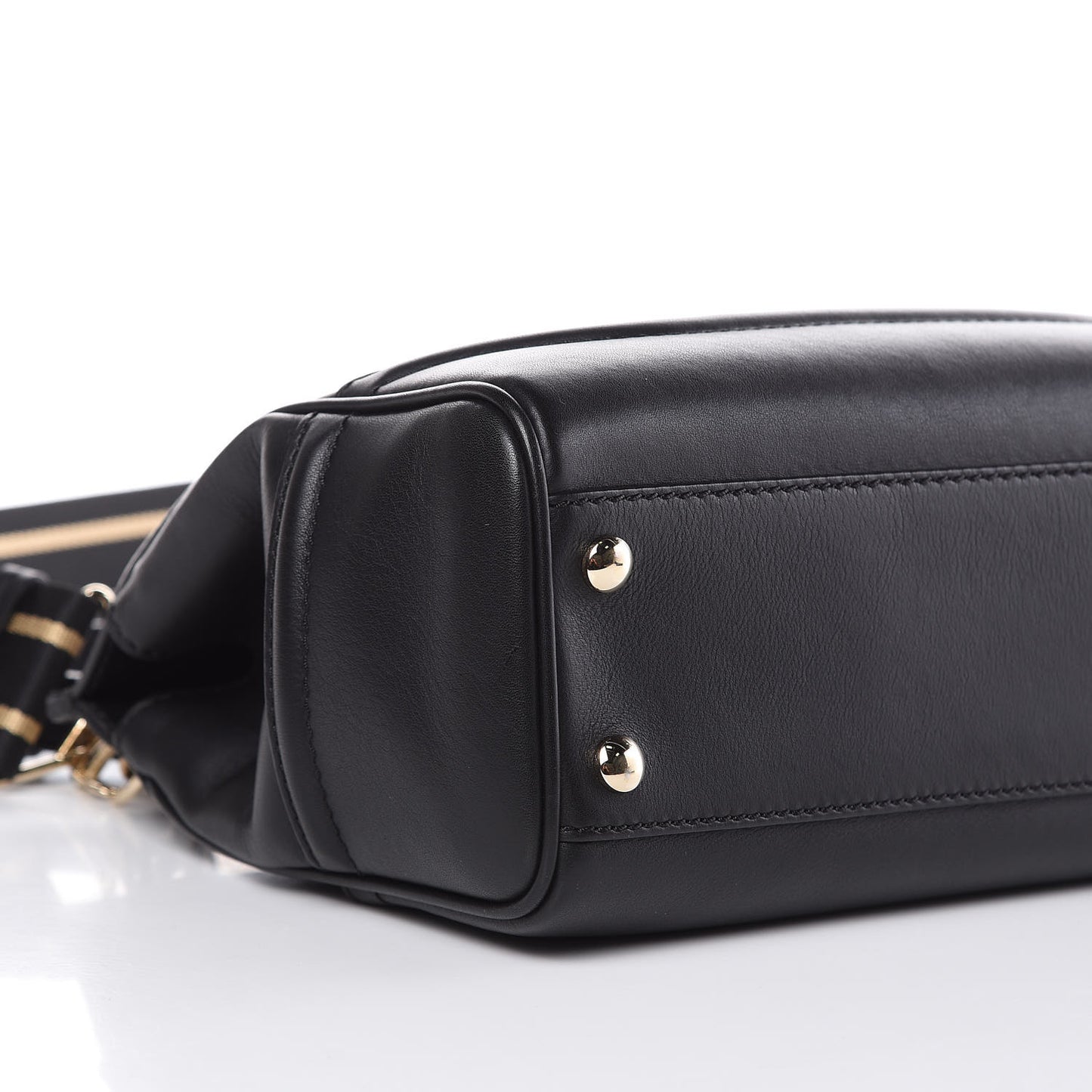 Calfskin Medium Palazzo Empire Bag Black