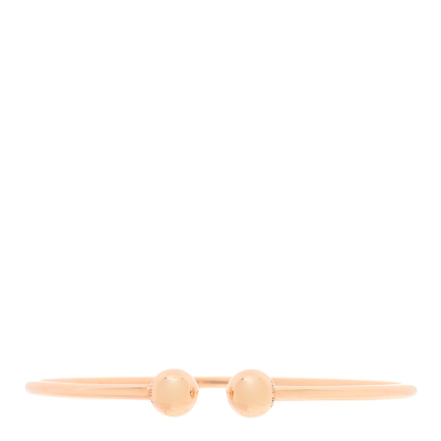 18K Rose Gold 8mm HardWear Ball Wire Bracelet