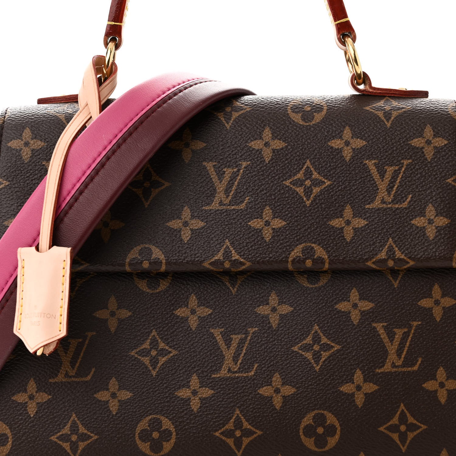 Louis Vuitton Monogram Cluny BB Bordeaux Fuchsia 7 of 9