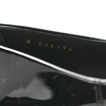 Chanel Patent Calfskin Moccasin Loafers 36.5 Black 8 of 8